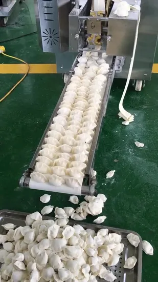 Máquina de alta eficiência para fazer bolinhos de massa e rolinhos primavera de samosa wonton